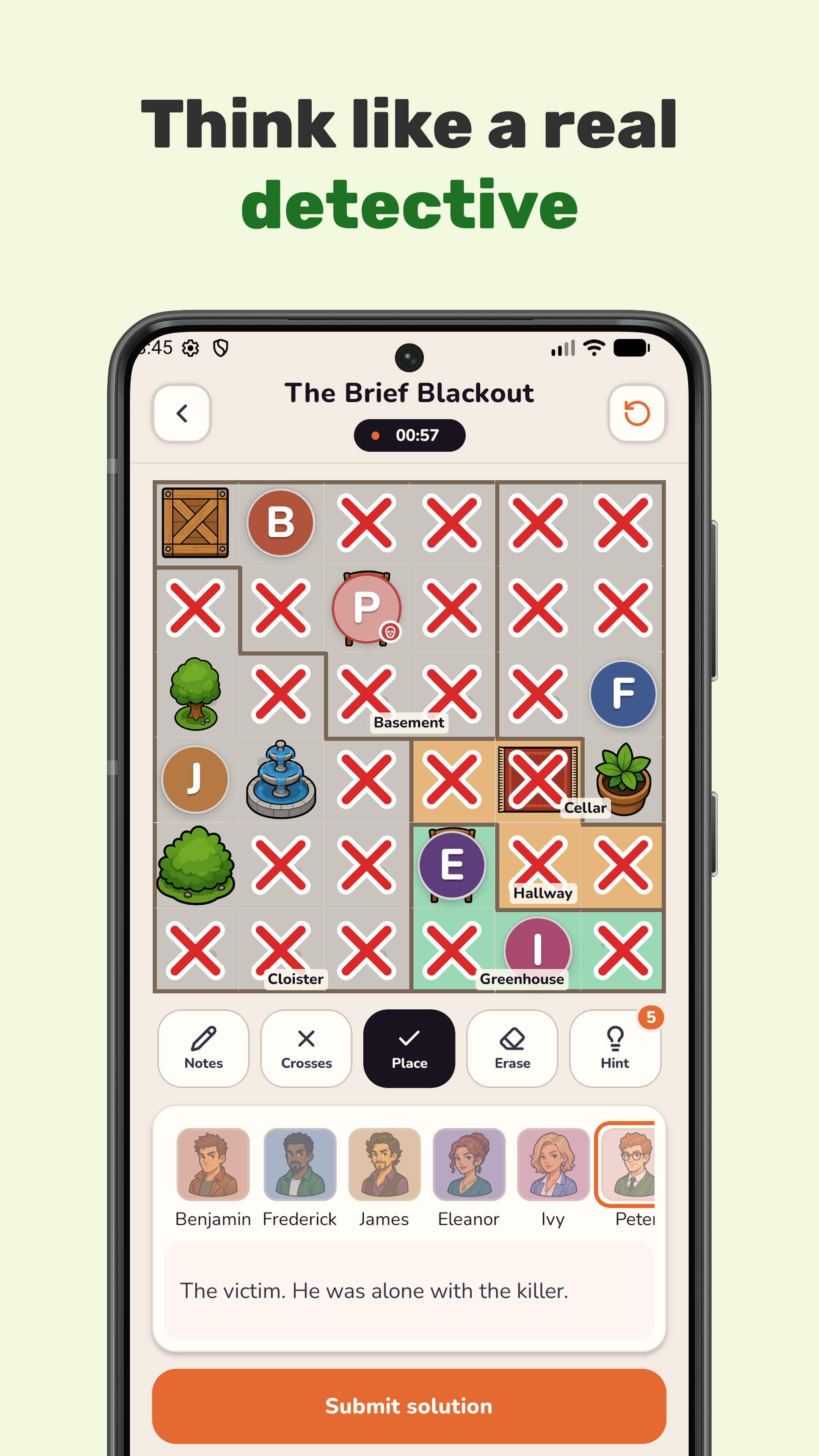 Enigmic detective murder mystery screenshot: Think like a real detective
